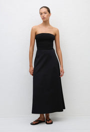 A-Line Skirt - Black - Matteau
